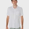 Mens * | Academy Brand Cut Price Hampton Linen Ss Mens Shirt