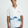 Mens * | Insight Hot Sell Bookend Short Sleeve Resort Shirt White