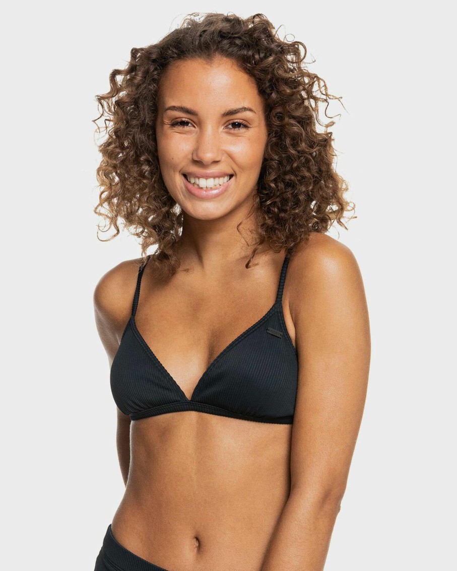 Womens * | Online Sales Womens Roxy Love The Sunshine Fixed Triangle Bikini Top