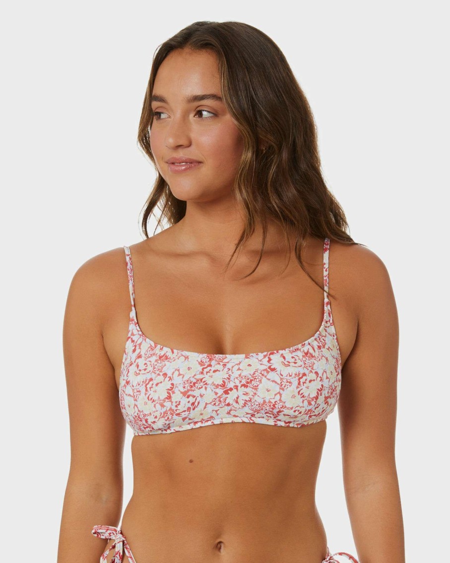 Womens * | Rusty Online Store Tropical Bralette Top