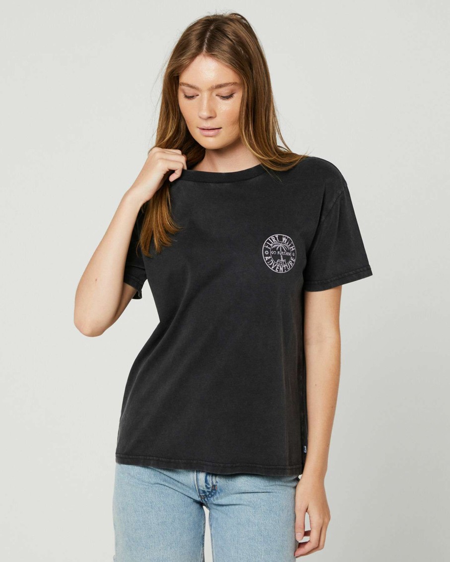 Womens * | Rusty Good Quality Flirt Relaxed Fit Tee