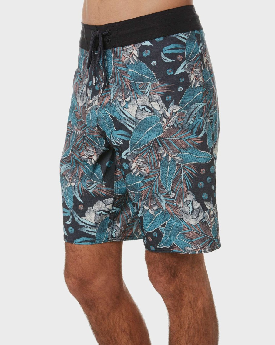 Mens * | Volcom Hot Sale Nada Floral Stoney 19 In Mens Boardshort