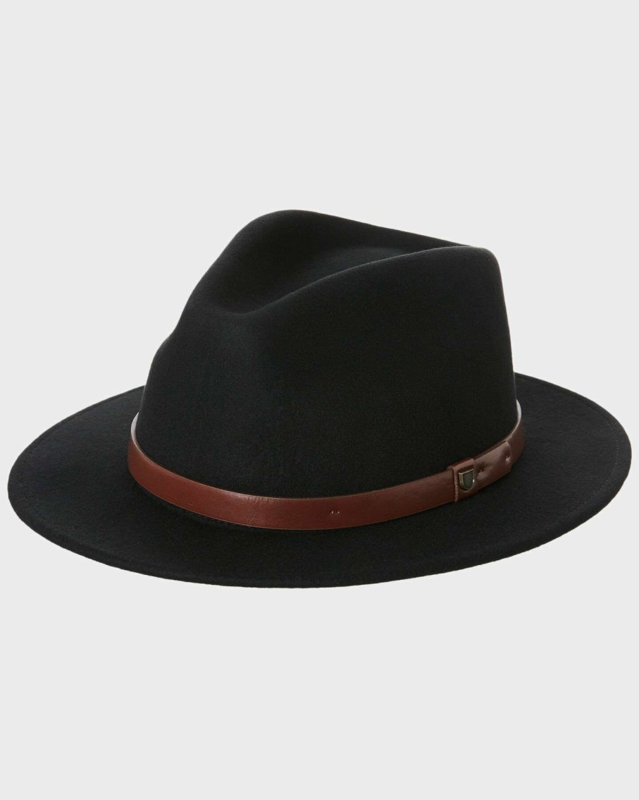 Mens * | Brixton Hot Sell Messer Fedora