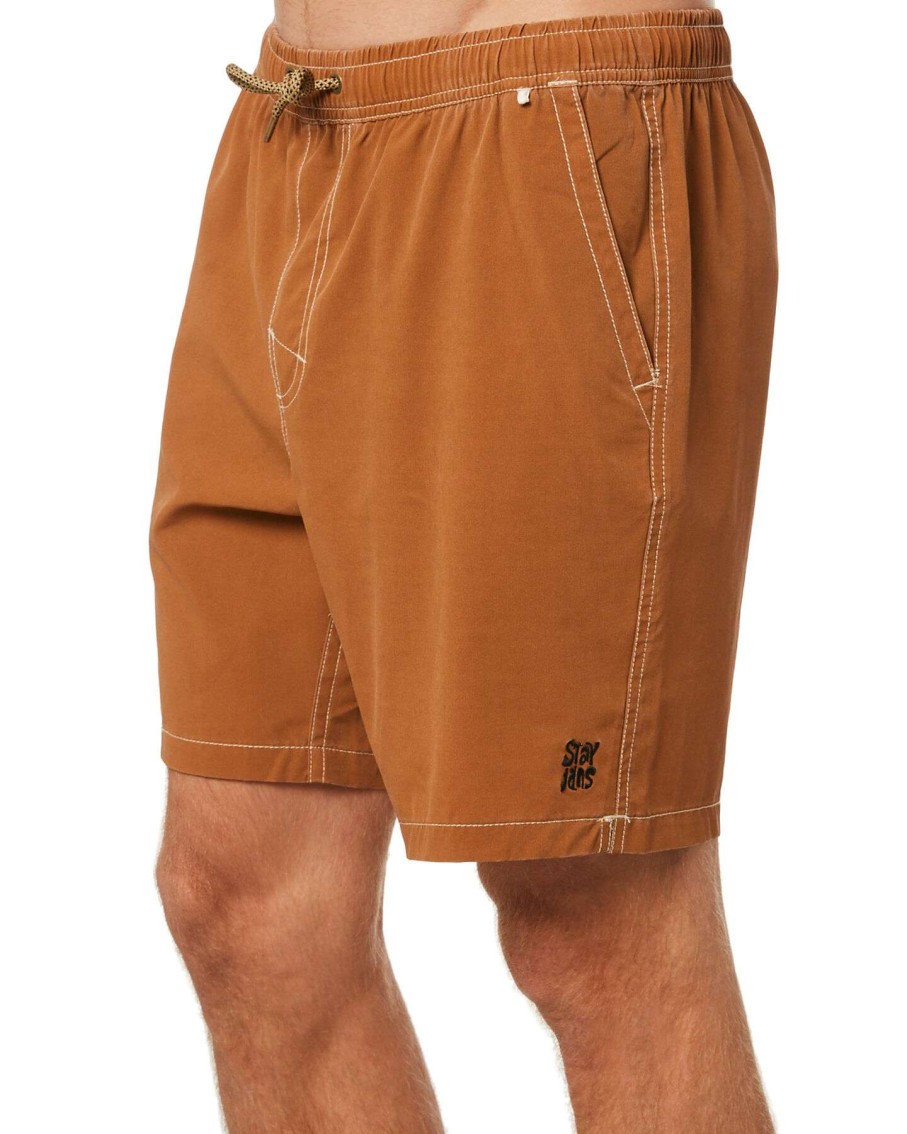 Mens * | Stay Best Choice Contrast Mens Beachshort