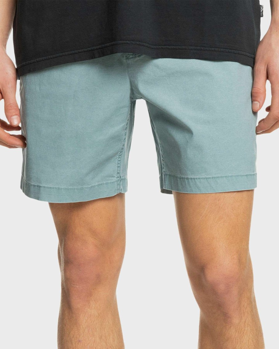 Mens * | Quiksilver Best Choice Mens Taxer 17 Elasticated Shorts