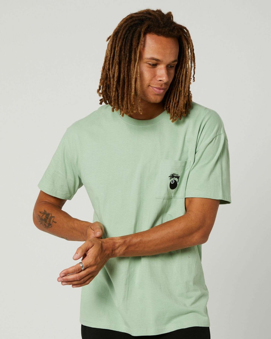 Mens * | Stussy Online Store 8 Ball Heavyweight Mens Ss Tee