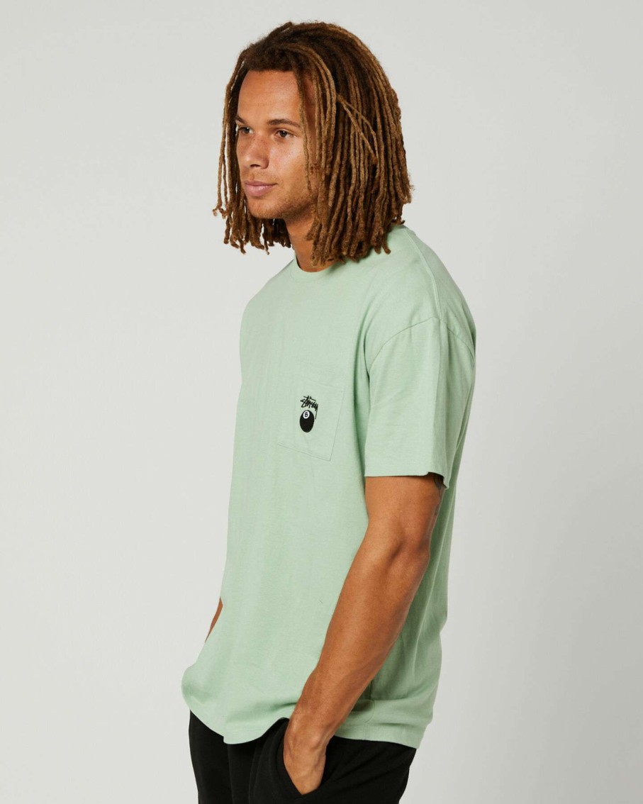 Mens * | Stussy Online Store 8 Ball Heavyweight Mens Ss Tee