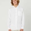 Mens * | Academy Brand Best Sale Hampton Linen Ls Mens Shirt