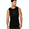 Mens * | Oneby1 Cut Price Squared Black Tank