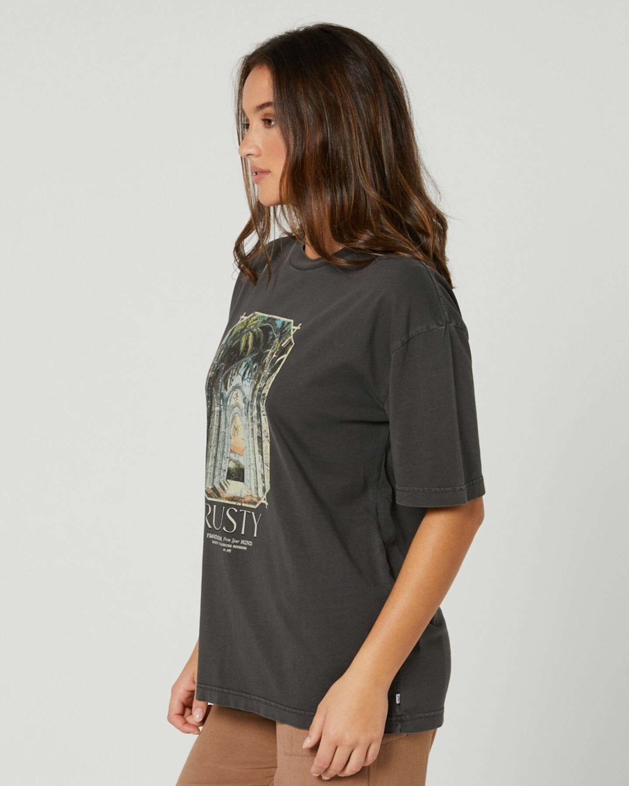 Womens * | Rusty Latest Fashion Pleasure Seekers Boyfriend Fit Tee