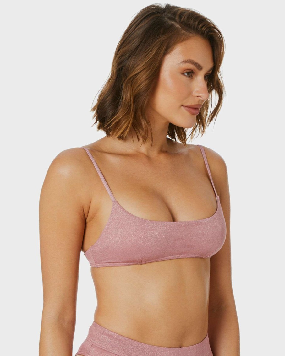 Womens * | The Hidden Way Hot Sell Island Shimmer Bralette Top