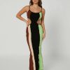 Womens * | Jgr And Stn Cut Price Zoe Patchwork Maxi Dress