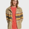 Mens * | Quiksilver Hot Sell Mens Clean Coasts Zip-Up Fleece