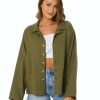 Womens * | Ottway The Label Latest Fashion Easton Shirt Jacket