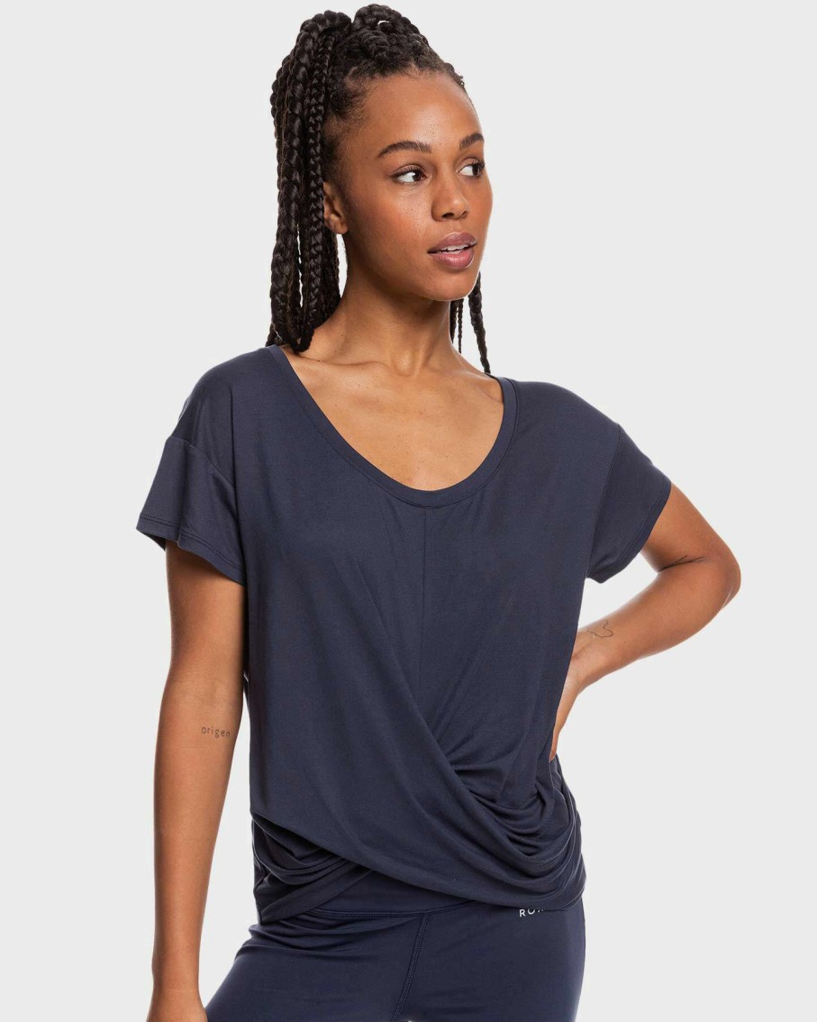 Womens * | Roxy Good Quality Chill And Relax Technical Sports T-Shirt