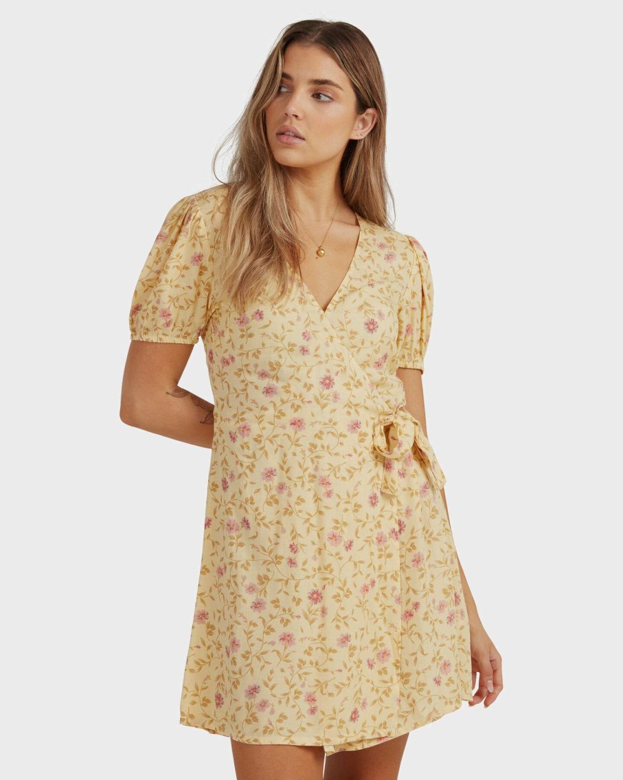 Womens * | Billabong Latest Fashion Sunlit Wrap Dress