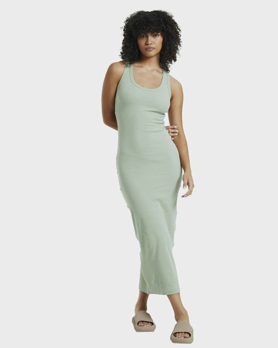 Womens * | General Pants Co. Basics Cheap Racer Back Midi Dress