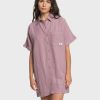 Womens * | Quiksilver Latest Fashion Womens Forever Classic Short Sleeve Shirt Dress