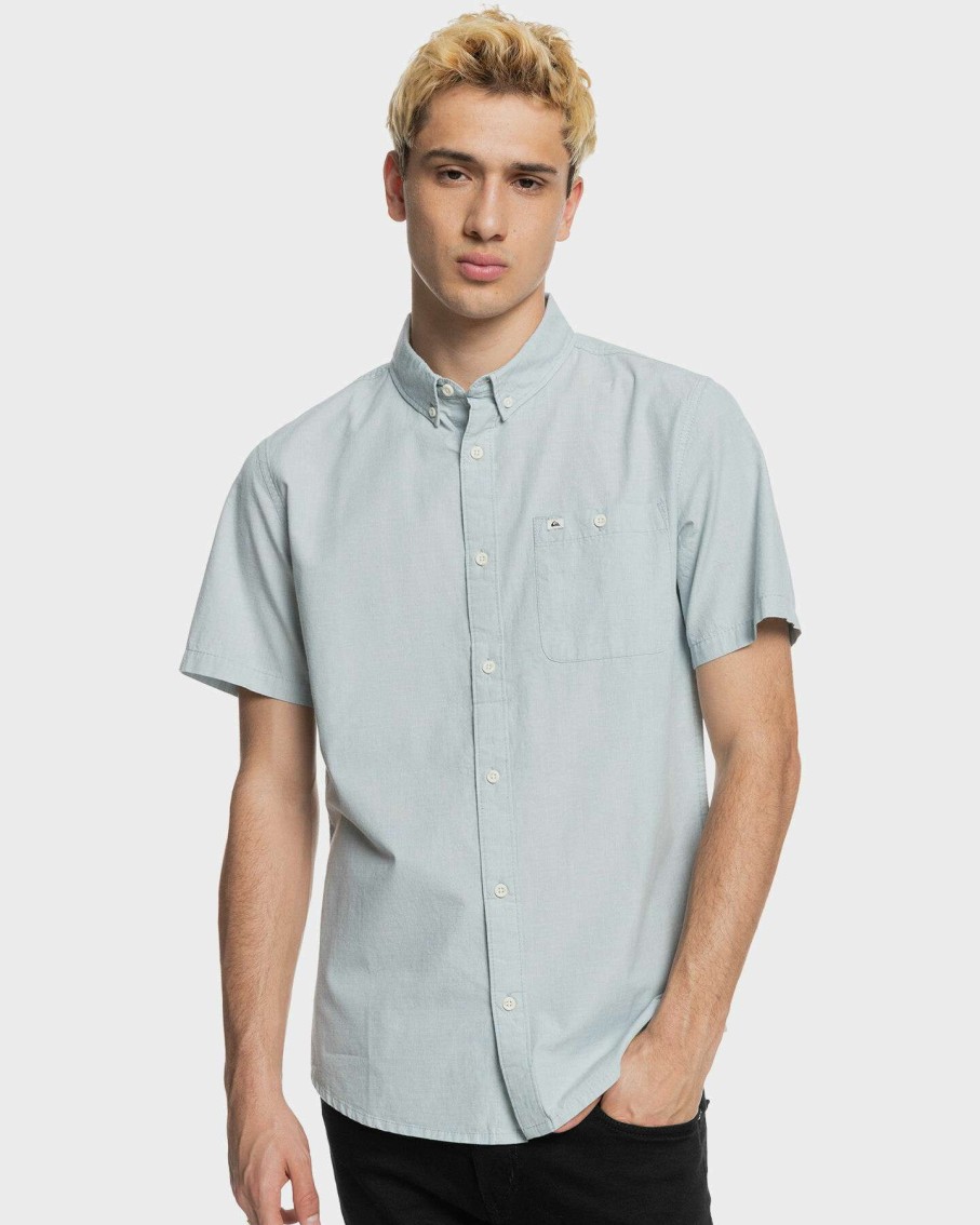 Mens * | Quiksilver Online Store Mens Winfall Short Sleeve Shirt