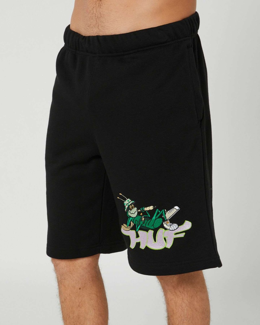 Mens * | Huf Best Sale Grasshopper Mens Fleece Short