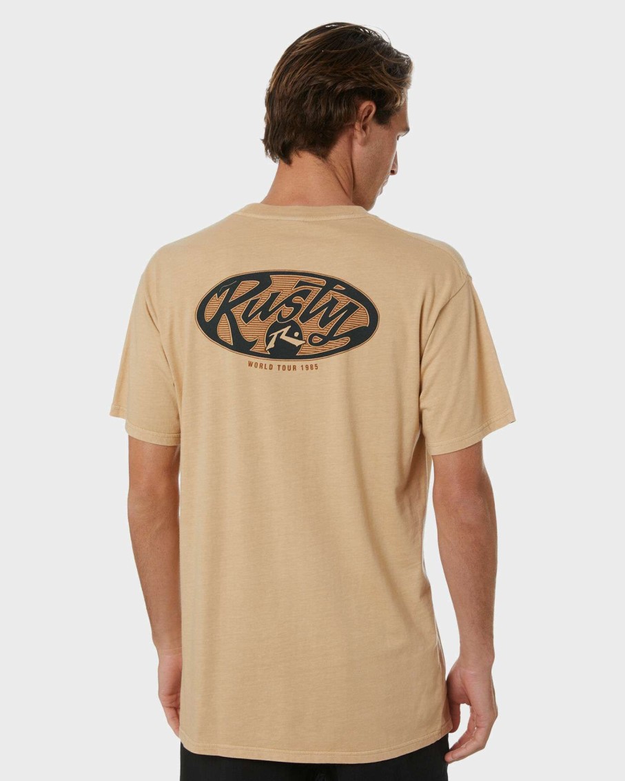 Mens * | Rusty Attractive World Tour Mens Ss Tee