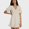 Womens * | Roxy Hot Sale Womens Shelly Beach Wrap Dress