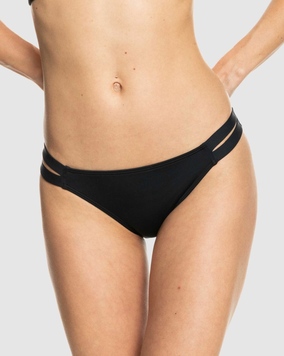 Womens * | Roxy Quality Guarantee Womens Beach Classics Bikini Bottoms