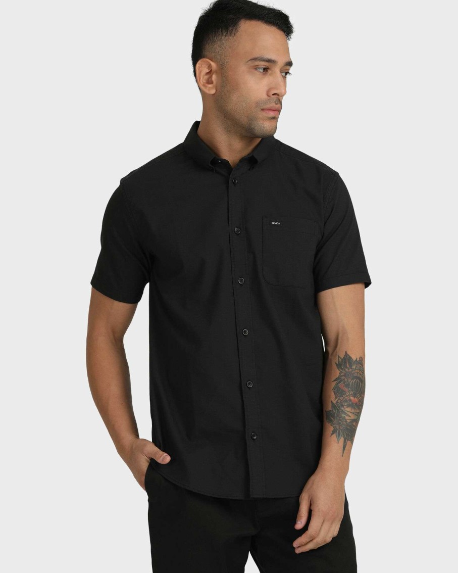 Mens * | Rvca Special Style Thatll Do Stretch Short Sleeve Shirt