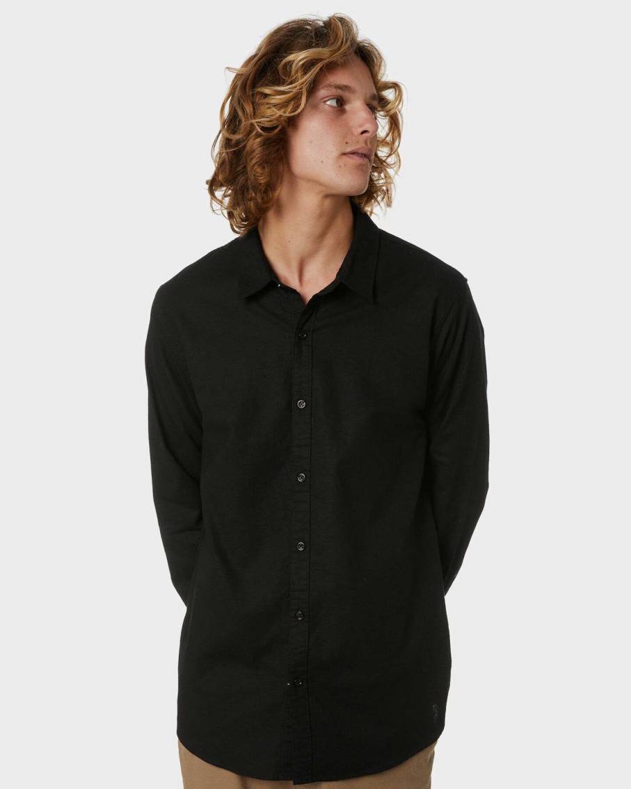 Mens * | Swell Latest Fashion Manila Ls Linen Shirt