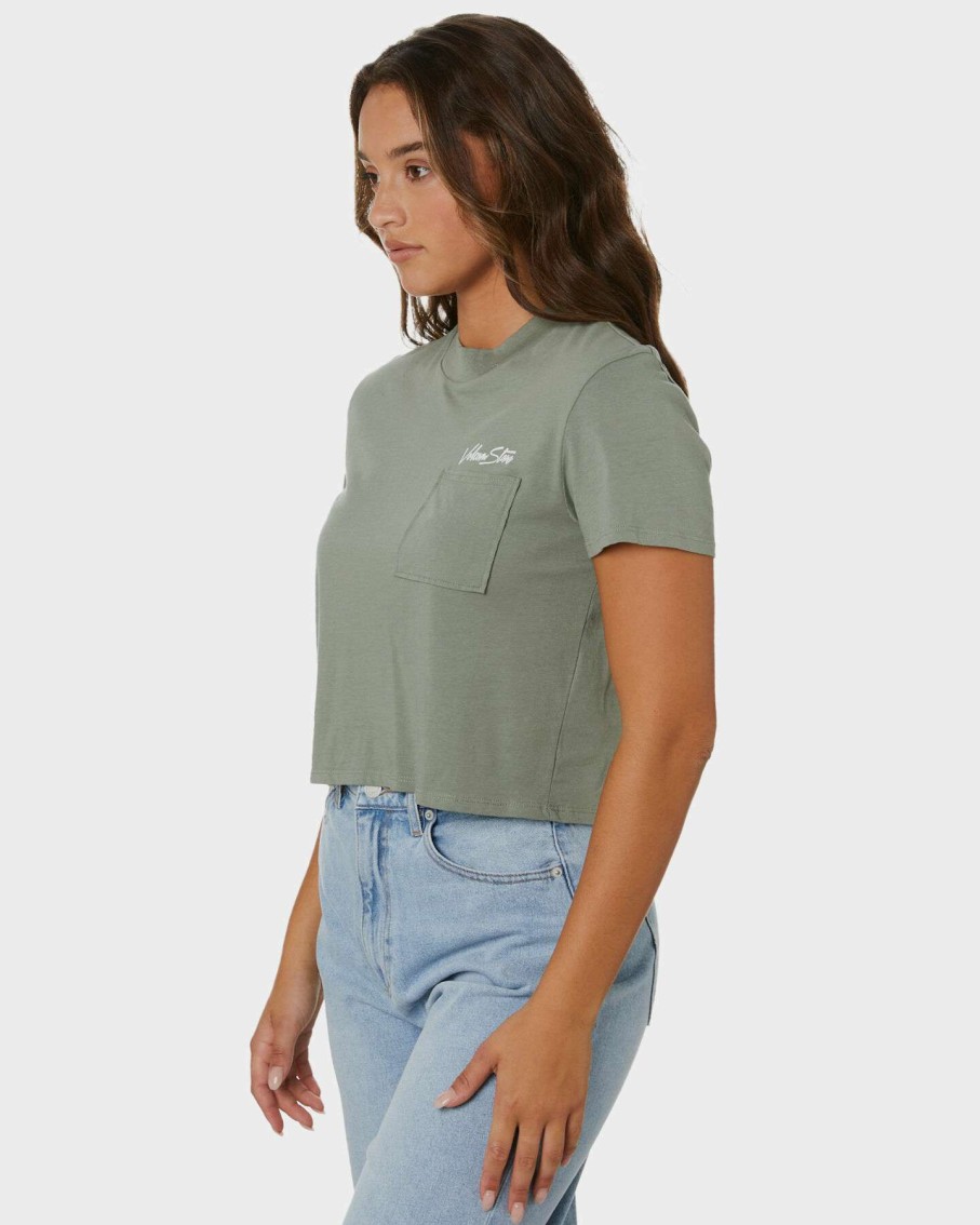 Womens * | Volcom Attractive Pocket Dial Tee