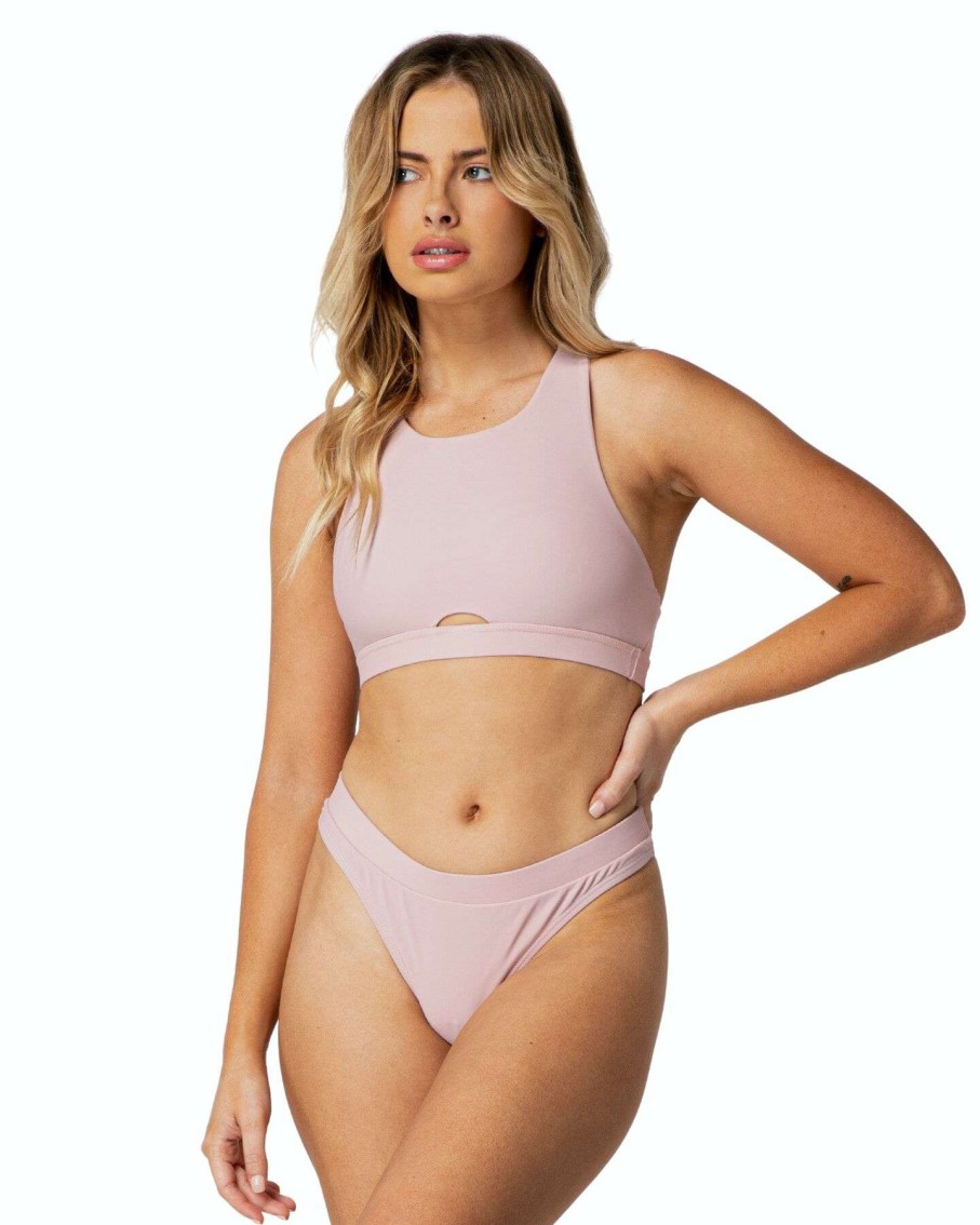 Womens * | Oneby1 Latest Fashion Abbi Pink Bikini Top