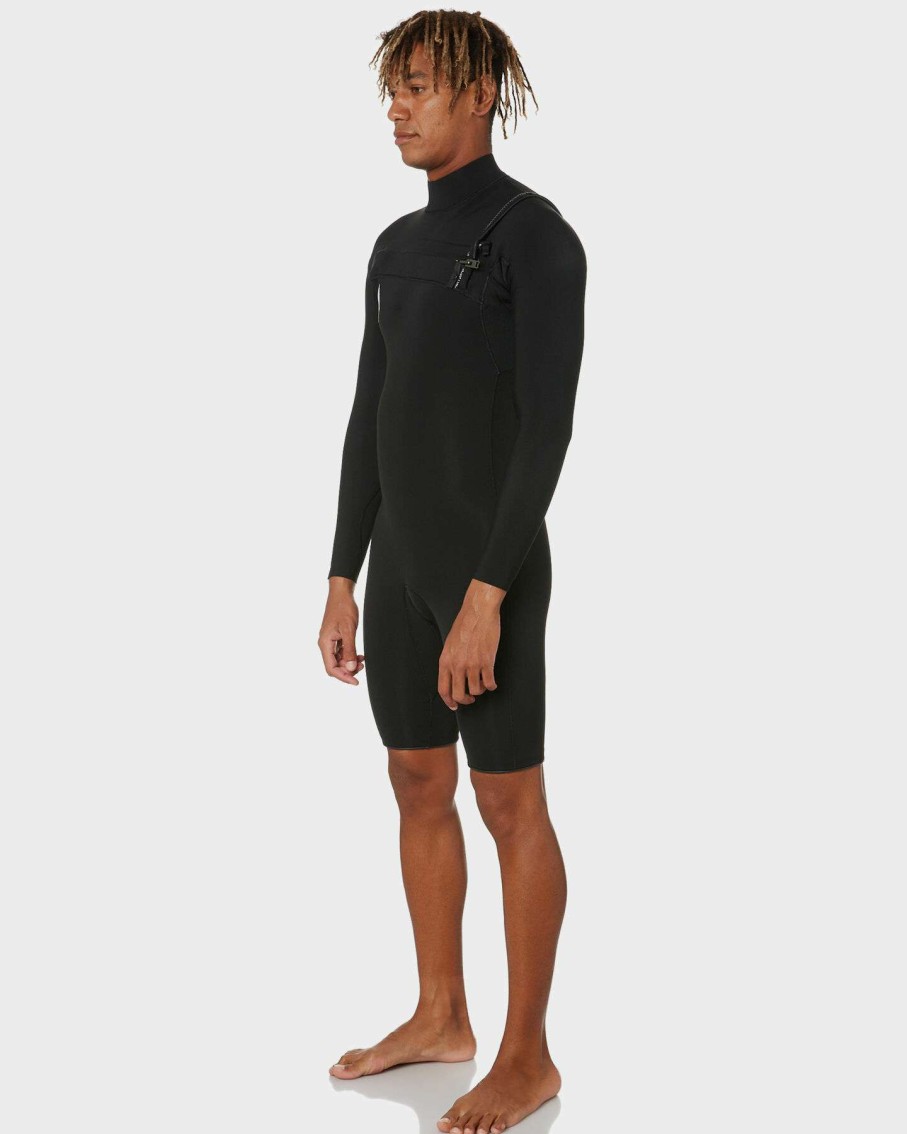 Surf * | Volcom Top Selling 2X2 Chest Zip Ls Springsuit