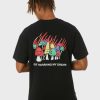 Mens * | Misfit Outlet Sale War Candles 50 50 Aaa Mens Ss Tee