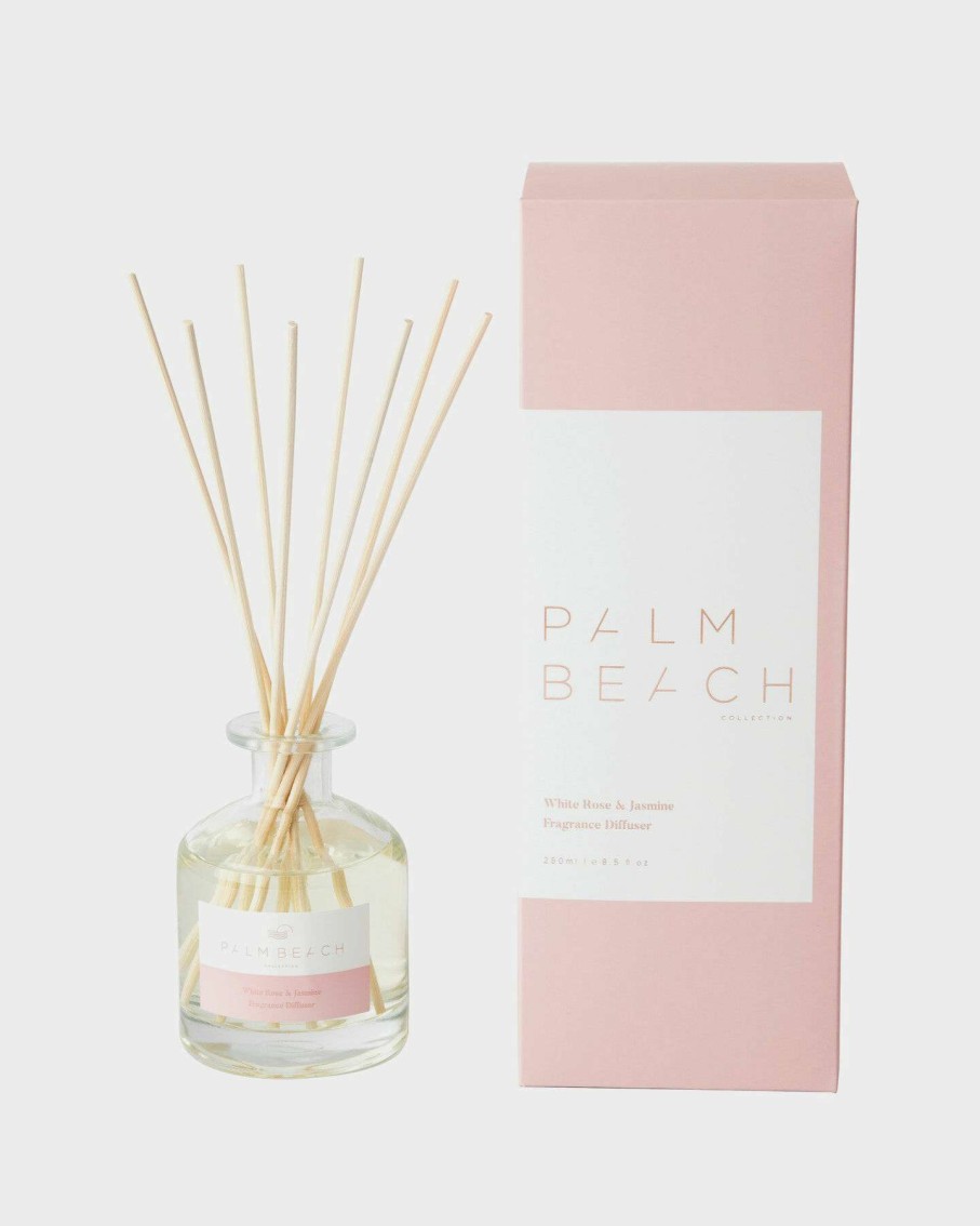 Home + Body * | Palm Beach Collection Hot Sell White Rose & Jasmine 250Ml Fragrance Diffuser