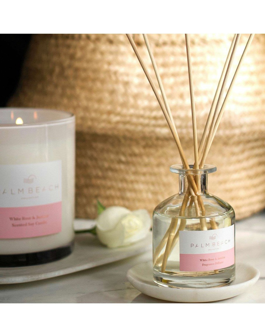 Home + Body * | Palm Beach Collection Hot Sell White Rose & Jasmine 250Ml Fragrance Diffuser