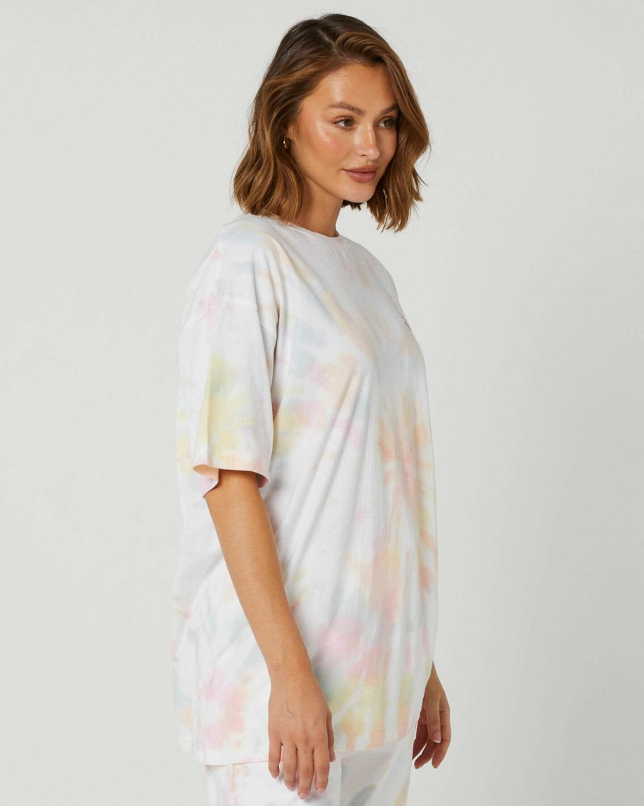 Womens * | Stussy Best Sale Tie Dye Graffiti Relaxed Tee