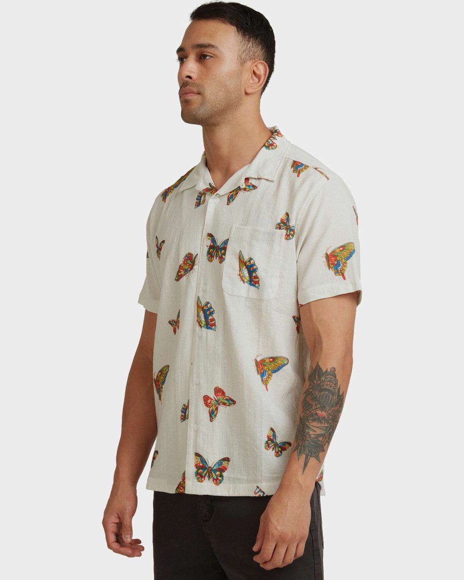 Mens * | Rvca Online Sales Mel G Flutter Ss