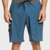 Mens * | Quiksilver Outlet Sale Mens Waterman Angler Print 20 " Recycled Beach Shorts