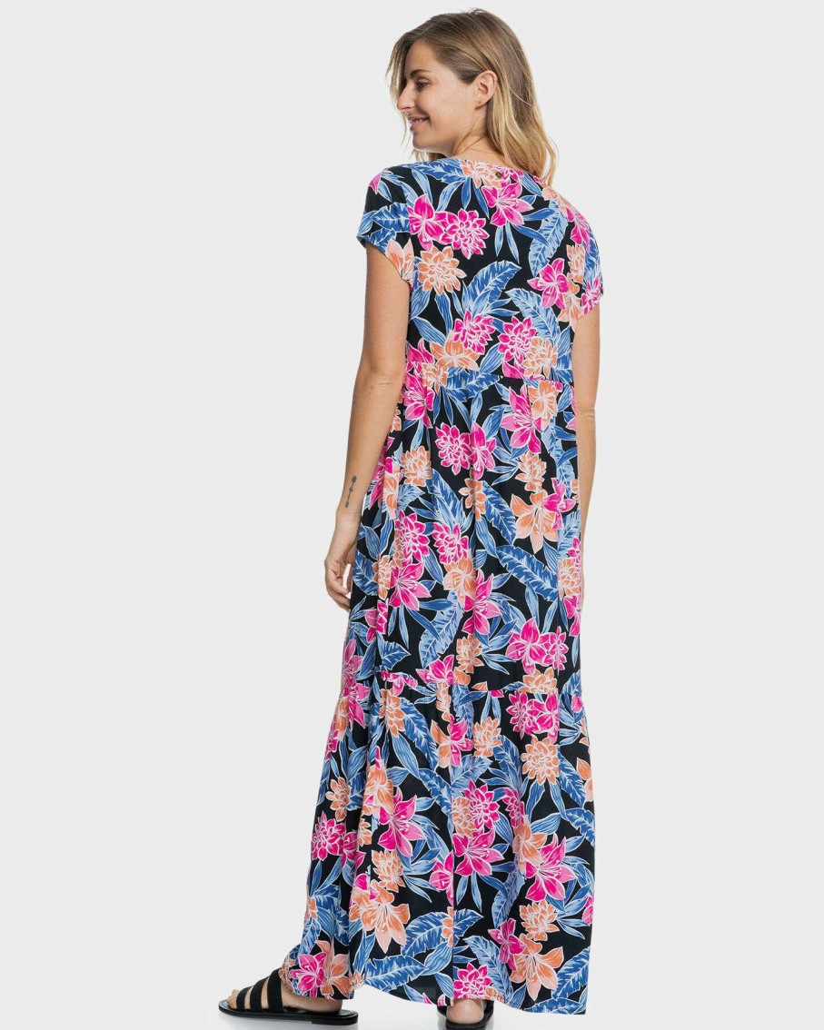 Womens * | Roxy Online Store Womens Soft Sentiments Maxi Dress