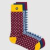 Mens * | Sockdaily Cut Price Matrix 3 Pack Crew Socks