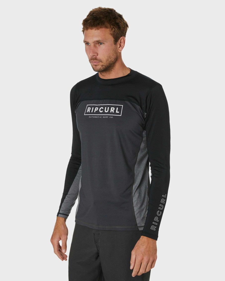 Surf * | Rip Curl Best Choice Drive Relaxed Ls Uvt Rash Vest