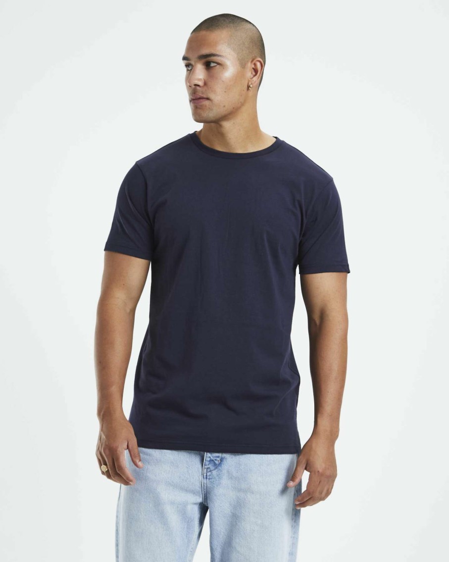 Mens * | General Pants Co. Basics Cut Price Basic Crew T-Shirt