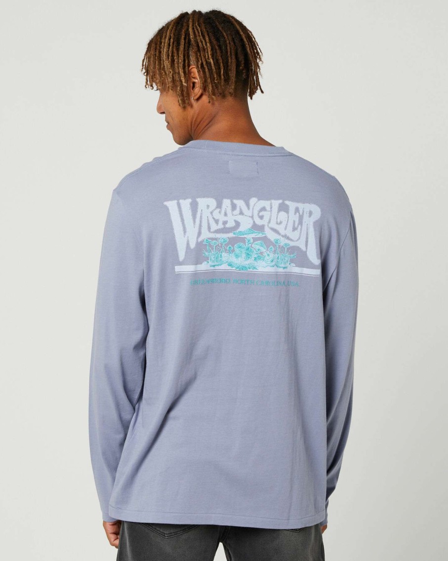 Mens * | Wrangler Latest Fashion Shrooms Mens Ls Tee