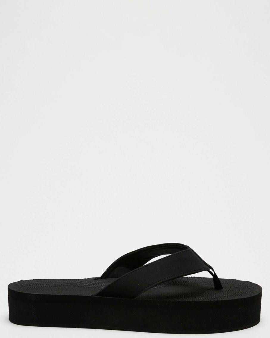 Womens * | Indosole Hot Sell Womens The Essntls Platform Thongs