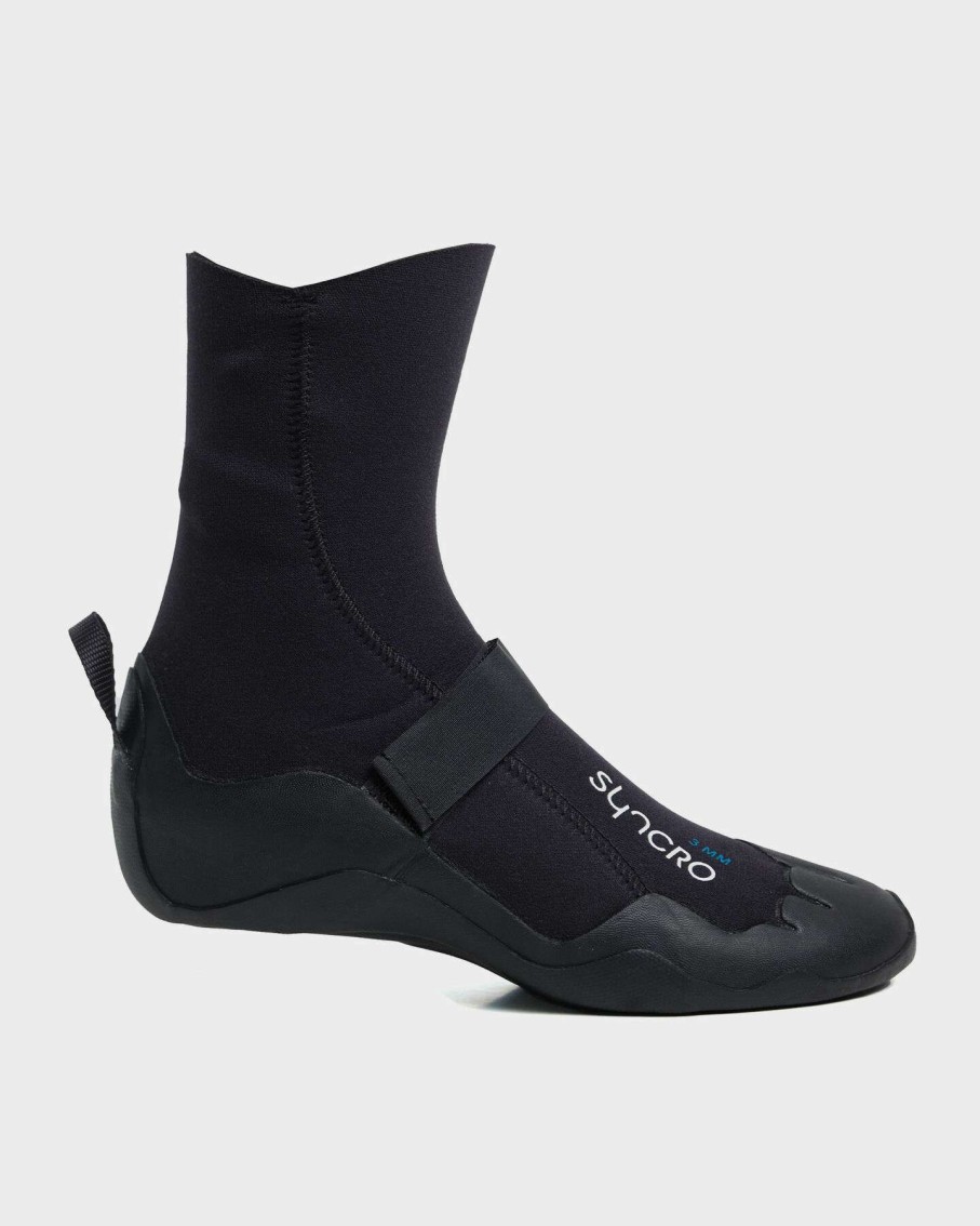 Surf * | Roxy Online Sales Womens 3Mm Syncro Round Toe Wetsuit Boot