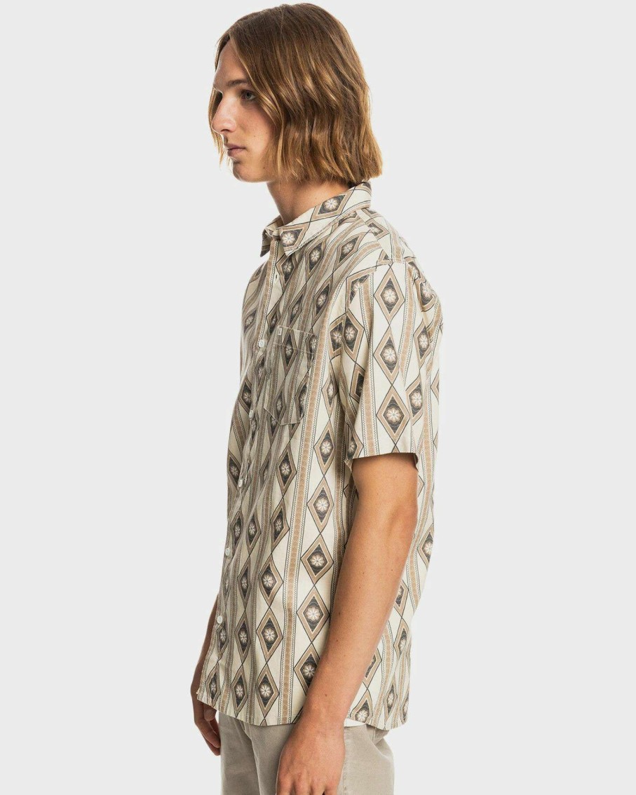 Mens * | Quiksilver Latest Fashion Mens Hippie Trip Short Sleeve Shirt