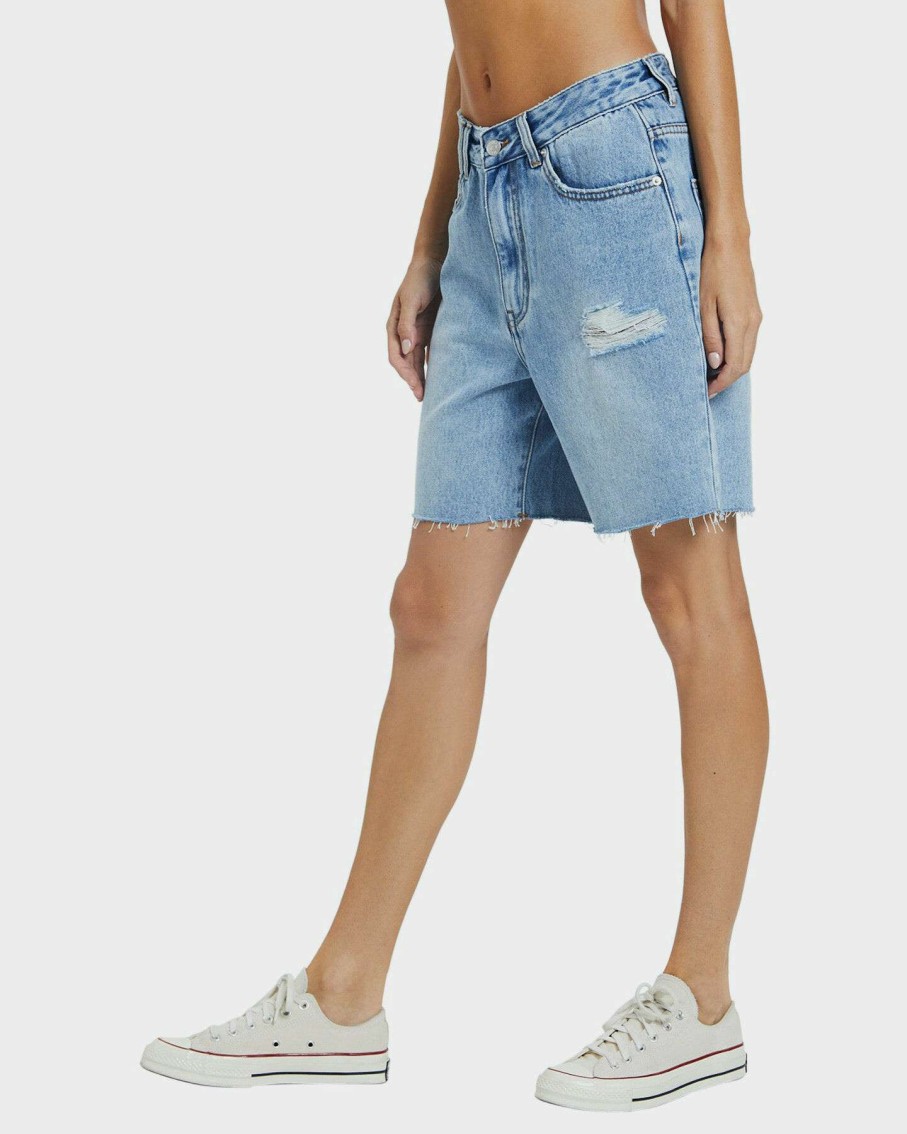 Womens * | Insight Outlet Sale Jana Baggy Dad Denim Shorts