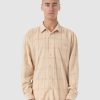 Mens * | Barney Cools Attractive Cabin Shirt Ochre Corduroy Plaid