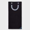 Womens * | Dritimes Online Sales Black Staple Gym Towel