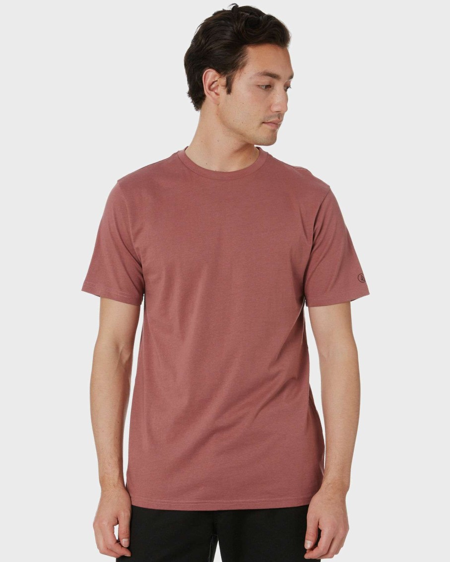 Mens * | Volcom Quality Guarantee Solid Mens Ss Tee